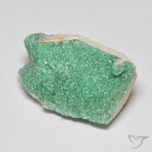 9,17 ctw natürlicher Klee Grün Druzy Variscit, Fantasie, Lichtundurchlässig