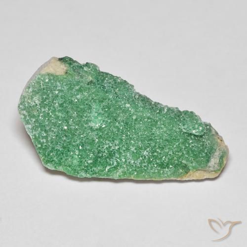 6.96ct Natürlicher gelblich-grün Druzy Variscit, Fantasie, Lichtundurchlässig