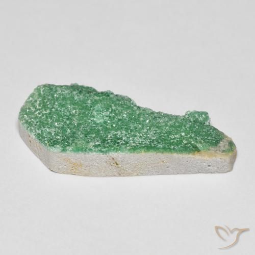 9,17 ctw natürlicher gelblich-grün Druzy Variscit, Fantasie, Lichtundurchlässig
