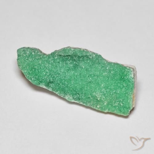4.49ct Natürlicher Kleeblatt Grün Druzy Variscit, Fantasie, Lichtundurchlässig