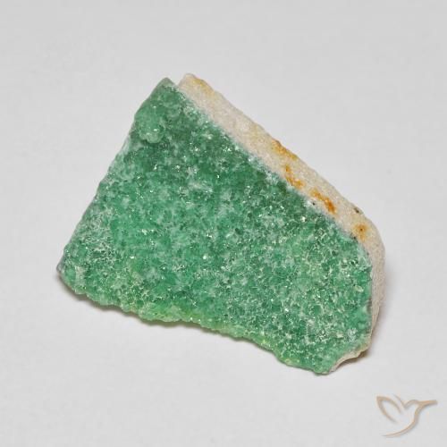 9,17 ctw natürlicher Klee Grün Druzy Variscit, Fantasie, Lichtundurchlässig