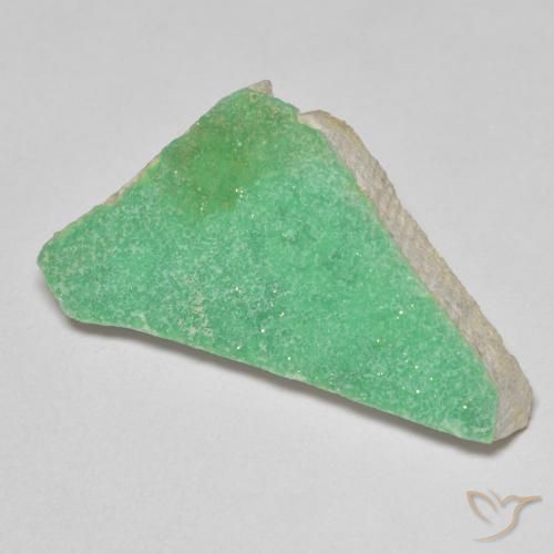 12.67ct Natürlicher Helles Kleeblattgrün Druzy Variscit, Fantasie, Lichtundurchlässig