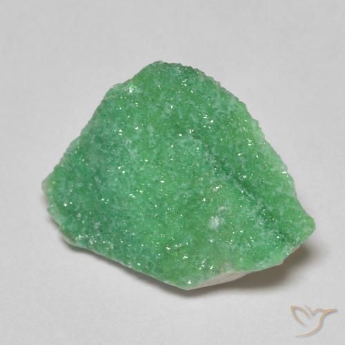 9,17 ctw natürlicher Kleeblatt Grün Druzy Variscit, Fantasie, Lichtundurchlässig