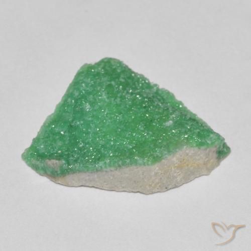 9,17 ctw natürlicher Kleeblatt Grün Druzy Variscit, Fantasie, Lichtundurchlässig