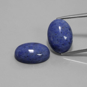  ct natürliche Blau Dumortierit-Quarz-Edelsteine, Oval Schliff, Lichtundurchlässig
