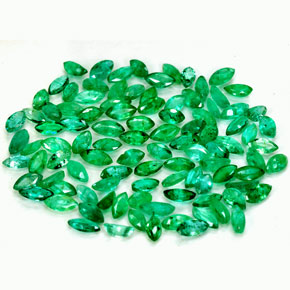  ct natürliche grüner Smaragd-Edelsteine, Marquise, SI