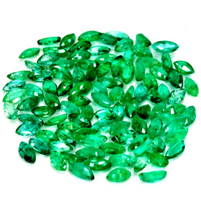  ct natürliche grüner Smaragd-Edelsteine, Marquise, SI
