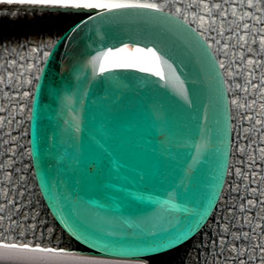 17,44 ctw natürlicher grüner Smaragd, Transparent, Transparent / Lichtdurchlässig