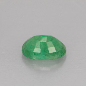 1,17 ctw natürlicher grüner Smaragd, Oval Schliff, SI-I1