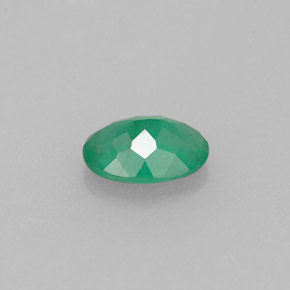 0,52 ctw natürlicher grüner Smaragd, Oval Schliff, I1