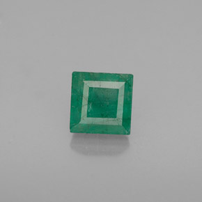 0,59 ctw natürlicher grüner Smaragd, Quadrat, I1