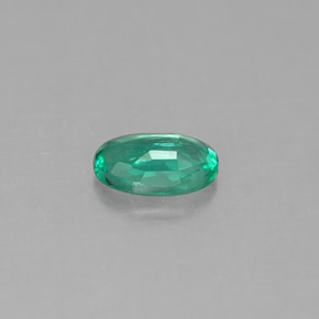 0,39 ctw natürlicher grüner Smaragd, Oval Schliff, SI-I1