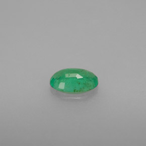 0,42 ctw natürlicher grüner Smaragd, Oval Schliff, SI-I1