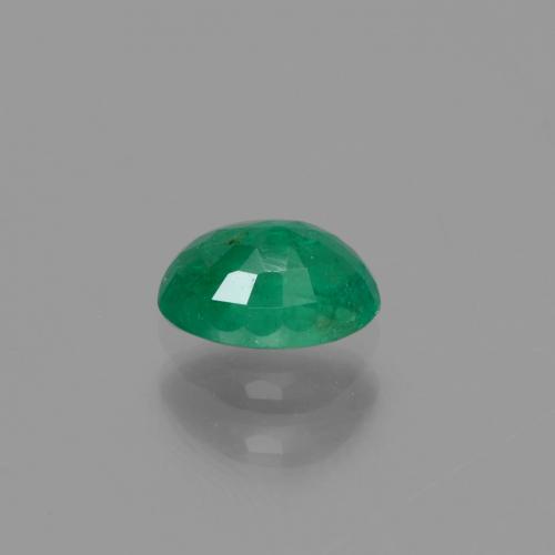 0,46 ctw natürlicher grüner Smaragd, Oval Schliff, SI-I1