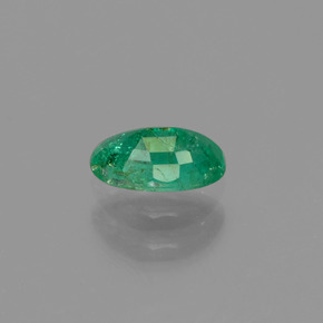 0,43 ctw natürlicher grüner Smaragd, Oval Schliff, SI-I1