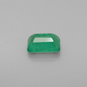 1,03 ctw natürlicher grüner Smaragd, Smaragdschliff, SI