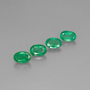  ct natürliche grüner Smaragd-Edelsteine, Oval Schliff, VS-SI