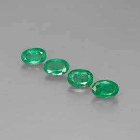  ct natürliche grüner Smaragd-Edelsteine, Oval Schliff, VS-SI