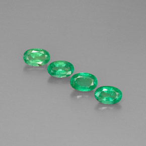  ct natürliche grüner Smaragd-Edelsteine, Oval Schliff, VS-SI