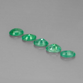  ct natürliche grüner Smaragd-Edelsteine, Oval Schliff, VS-SI