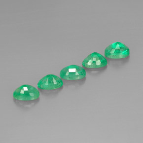  ct natürliche grüner Smaragd-Edelsteine, Oval Schliff, VS-SI