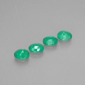  ct natürliche grüner Smaragd-Edelsteine, Oval Schliff, SI
