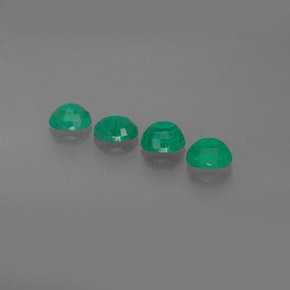  ct natürliche grüner Smaragd-Edelsteine, Oval Schliff, SI