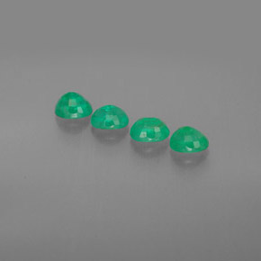  ct natürliche grüner Smaragd-Edelsteine, Oval Schliff, SI