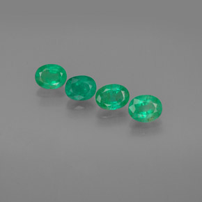  ct natürliche grüner Smaragd-Edelsteine, Oval Schliff, SI