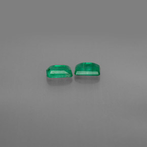  ct natürliche grüner Smaragd-Edelsteine, Smaragdschliff, SI