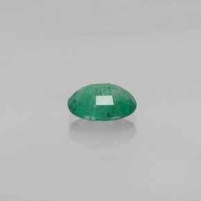 1,18 ctw natürlicher grüner Smaragd, Oval Schliff, SI