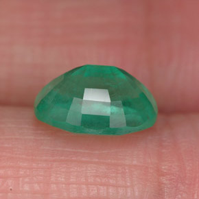 1,87 ctw natürlicher grüner Smaragd, Oval Schliff, SI