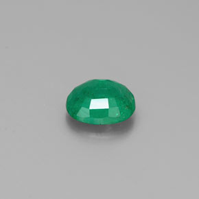 0,35 ctw natürlicher grüner Smaragd, Oval Schliff, SI