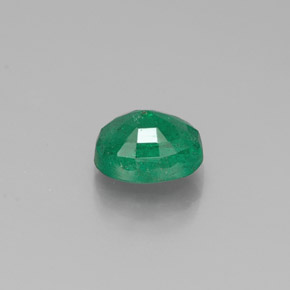 0,44 ctw natürlicher grüner Smaragd, Oval Schliff, SI