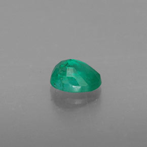 0,36 ctw natürlicher grüner Smaragd, Oval Schliff, SI