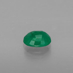 0,36 ctw natürlicher grüner Smaragd, Oval Schliff, SI