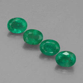  ct natürliche grüner Smaragd-Edelsteine, Oval Schliff, VS-SI