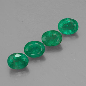  ct natürliche grüner Smaragd-Edelsteine, Oval Schliff, VS-SI