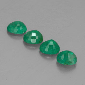  ct natürliche grüner Smaragd-Edelsteine, Oval Schliff, VS-SI