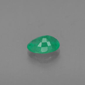 0,41 ctw natürlicher grüner Smaragd, Oval Schliff, SI