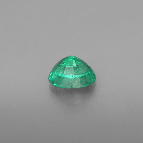 0,48 ctw natürlicher grüner Smaragd, Oval Schliff, SI