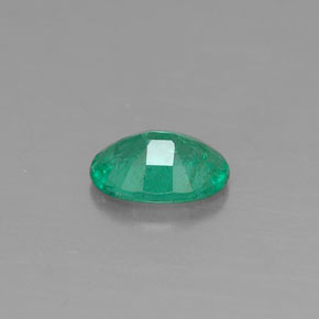 0,31 ctw natürlicher grüner Smaragd, Oval Schliff, SI