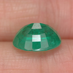 2,68 ctw natürlicher grüner Smaragd, Oval Schliff, SI