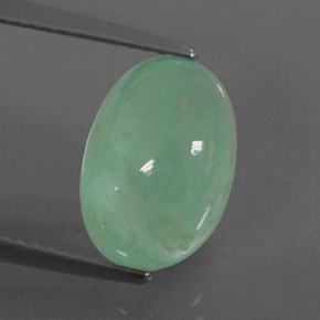 4,54 ctw natürlicher grüner Smaragd, Transparent, Transparent / Lichtdurchlässig