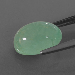 4,54 ctw natürlicher grüner Smaragd, Transparent, Transparent / Lichtdurchlässig