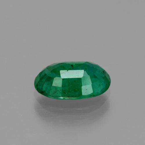 1,43 ctw natürlicher grüner Smaragd, Oval Schliff, SI-I1