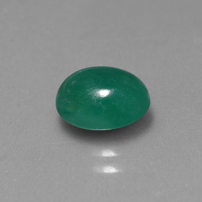 1,70 ctw natürlicher grüner Smaragd, Oval Schliff, Lichtdurchlässig