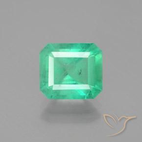 2.74ct Natürlicher hellgrün Smaragd, Smaragdschliff, SI