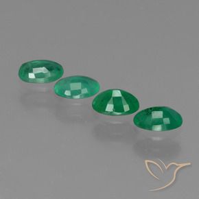 1.52 ct natürliche Mittelgrün Smaragd-Edelsteine, Oval, SI