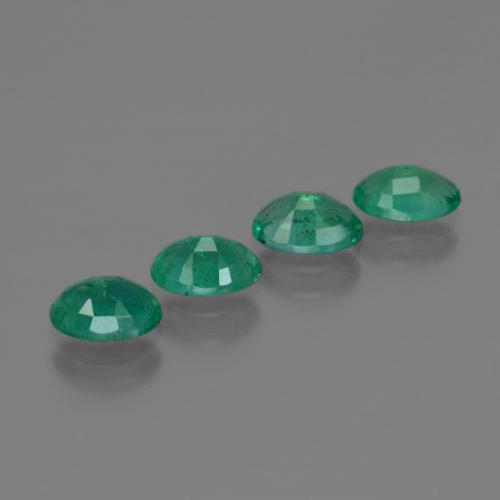 1,73 ct natürliche grüner Smaragd-Edelsteine, Oval Schliff, SI